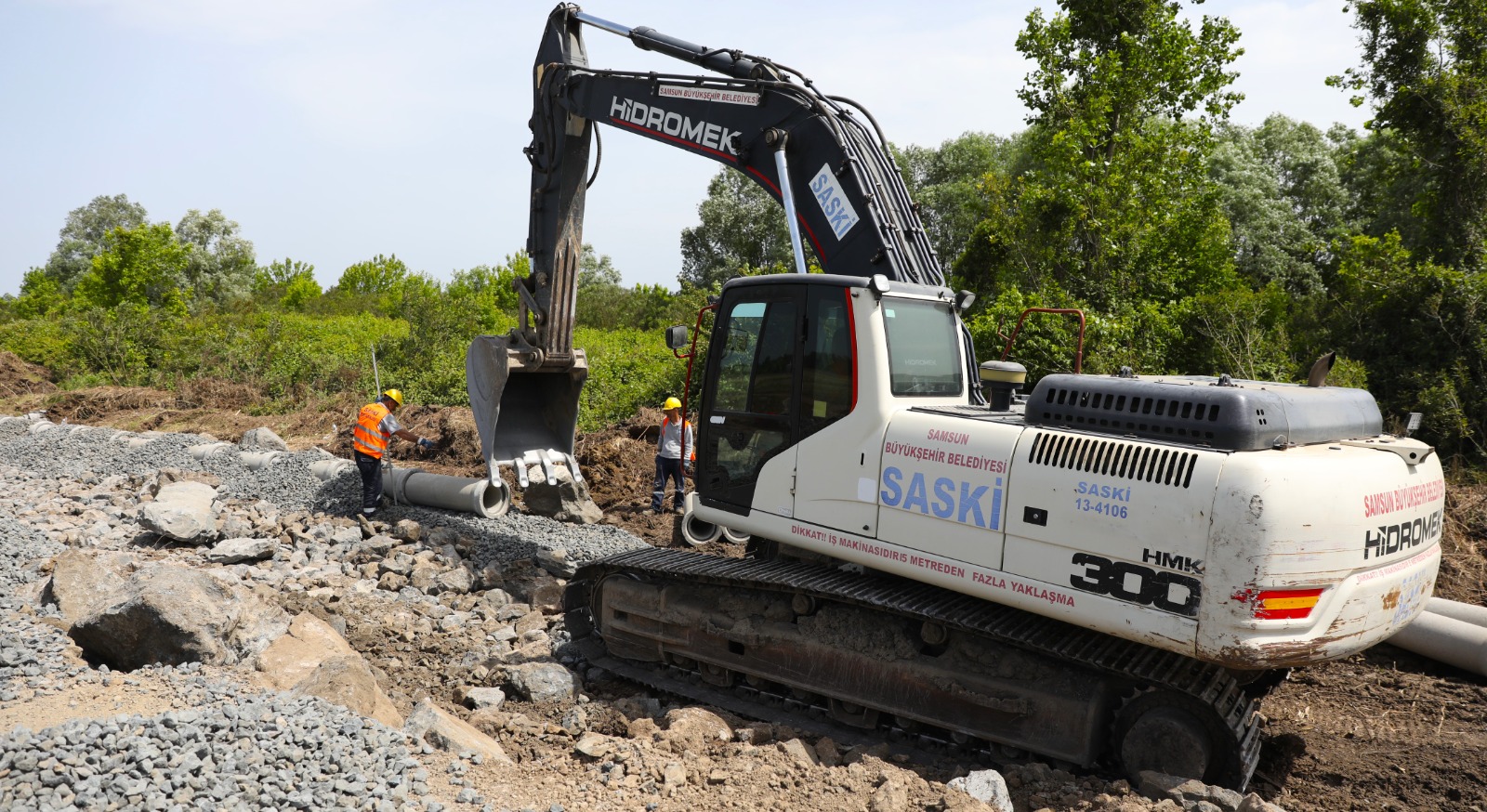 Samsun OSB’de altyapı çalışmaları