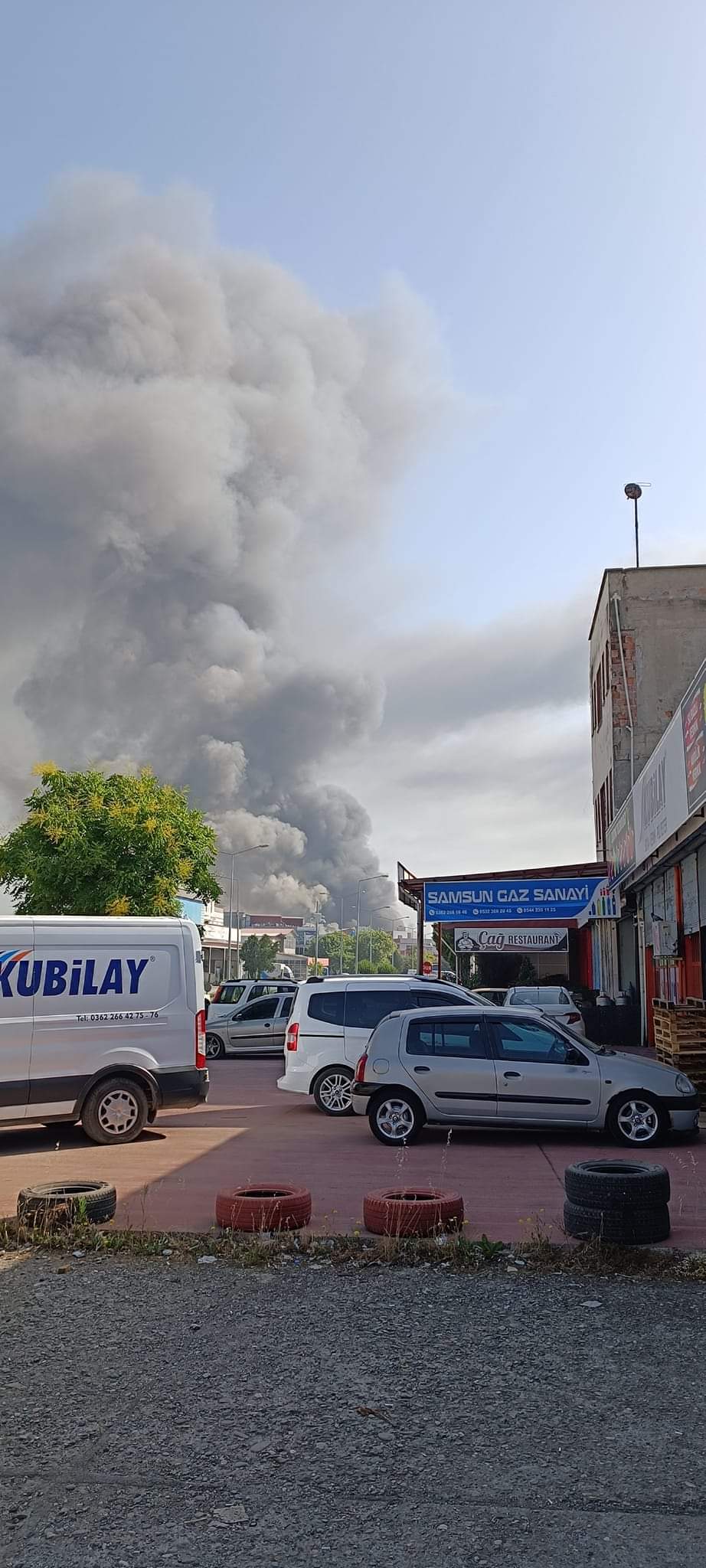 Samsun OSB'de bir yangın daha