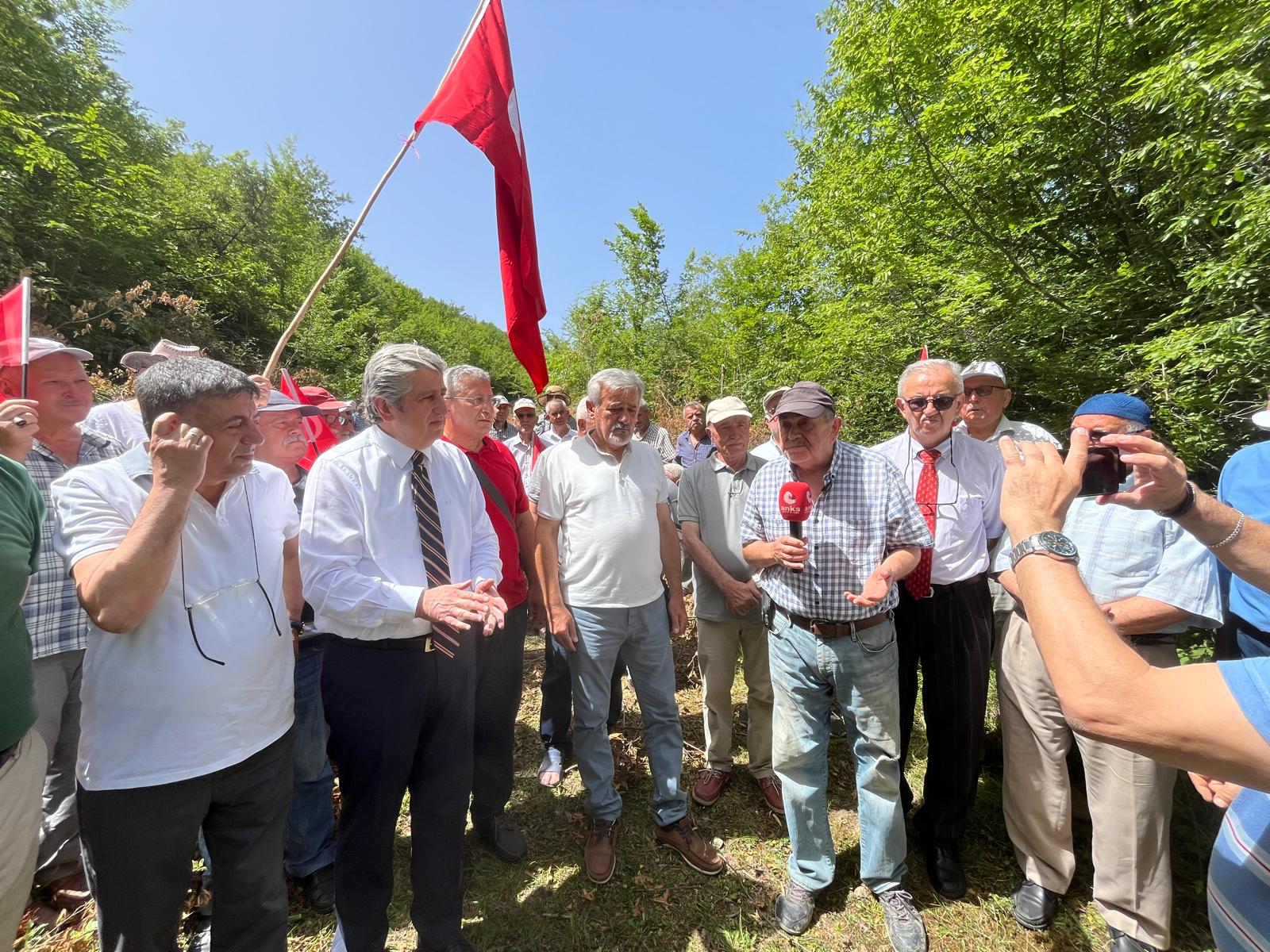 Kavaklı köylülerin doğa katliamı tepkisi