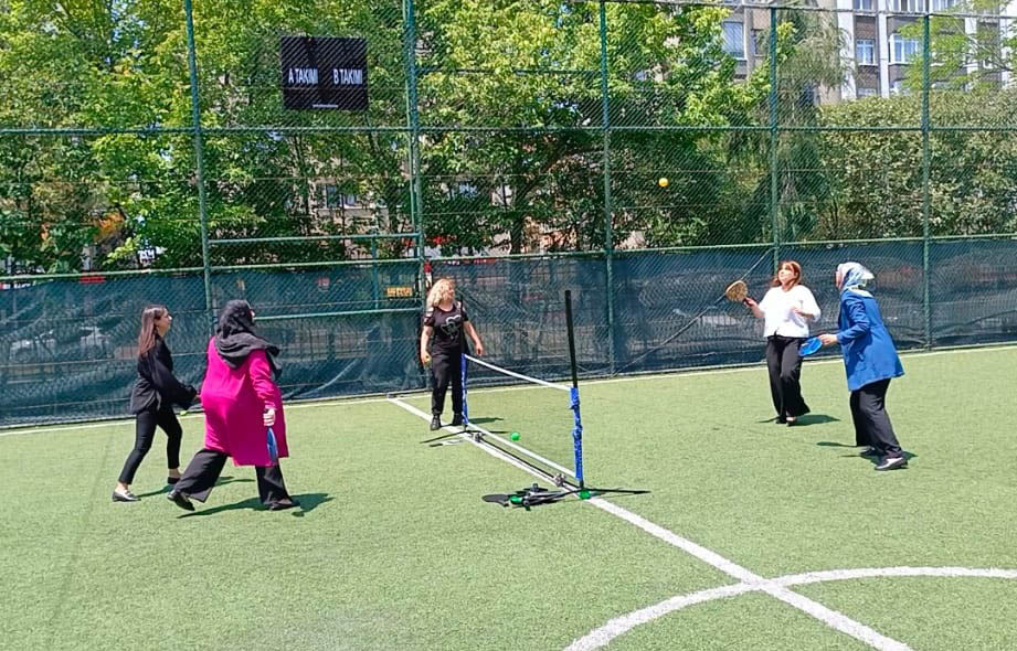 Samsunlular 'pickleball'ı sevdi