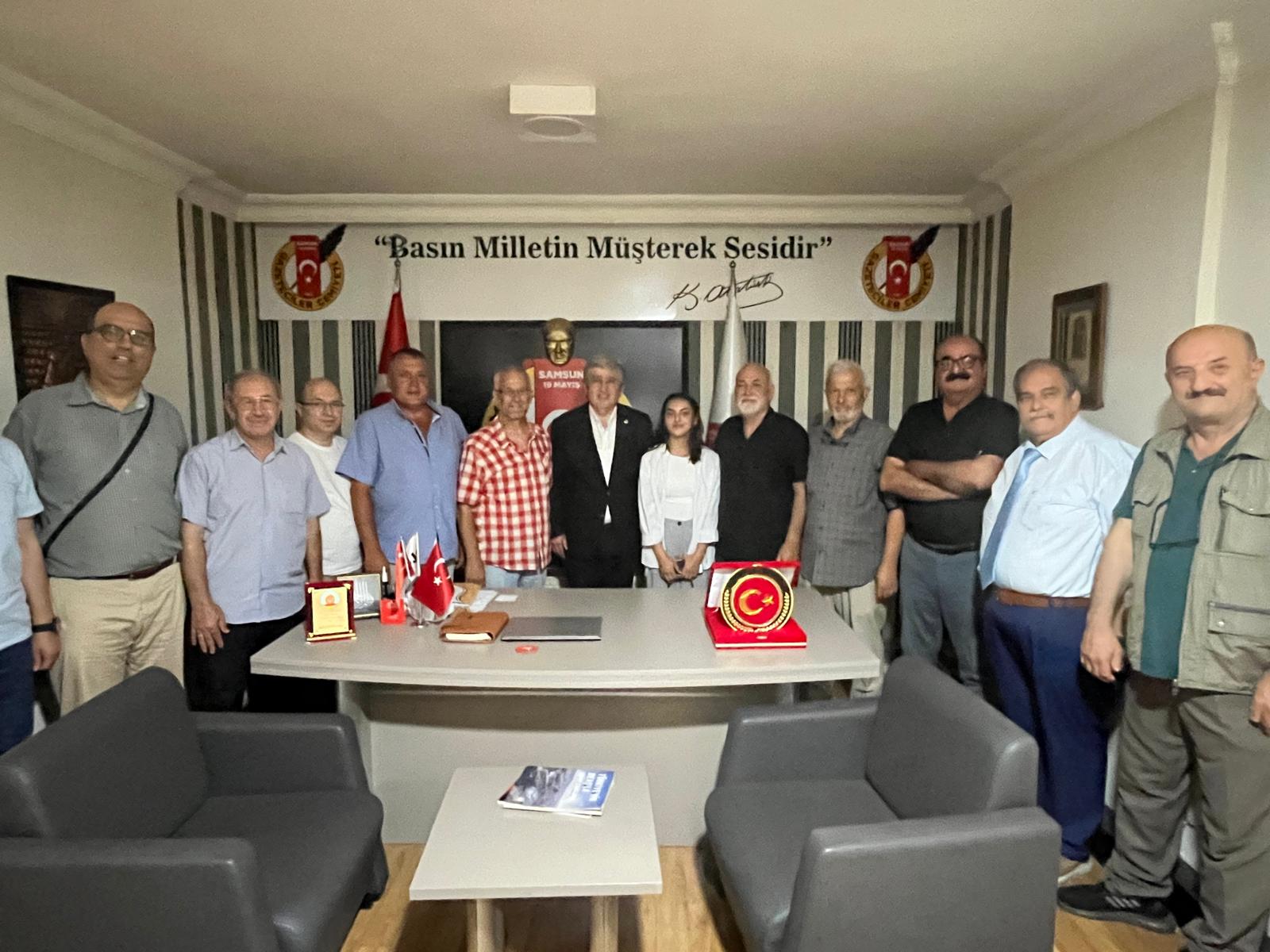 Milletvekili Çan Samsun’da basınla buluştu