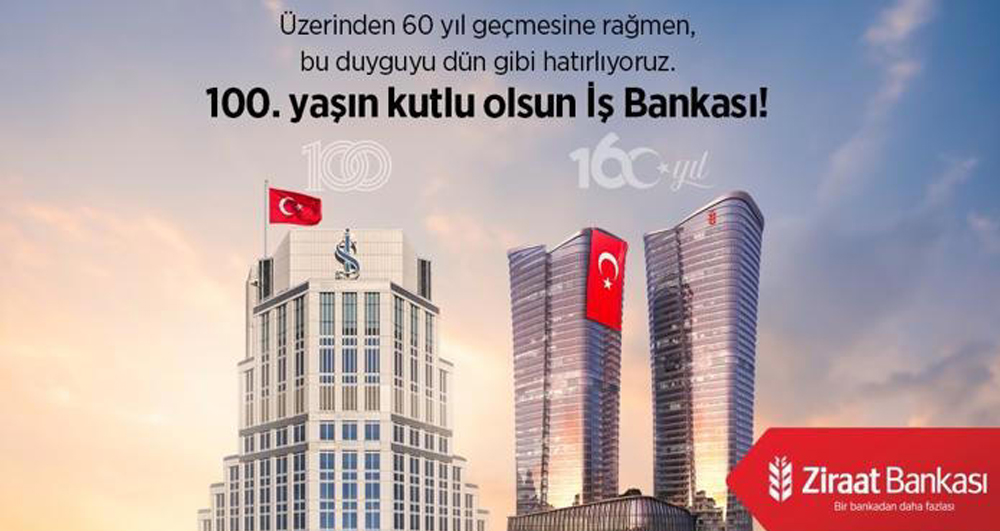 İş Bankası'nın 100. Yılı: Ziraat Bankası'ndan Mizahi Tebrik!