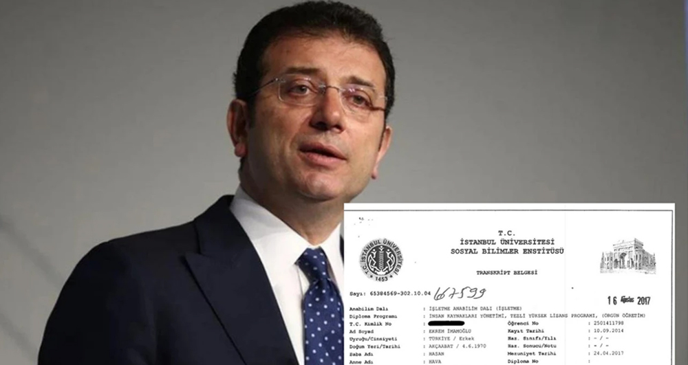 İmamoğlu’nun Diploması Sahte Mi?