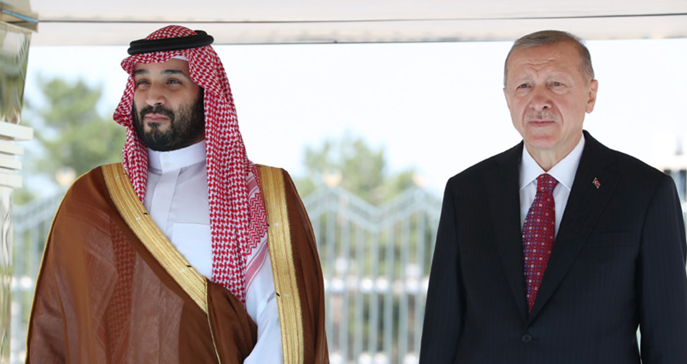 Erdoğan ve Suudi Arabistan Veliaht Prensi İsrail'in Filistin'deki Saldırılarını Görüştü