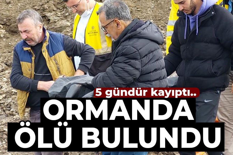 5 gündür kayıptı.. Ormanda ölü bulundu