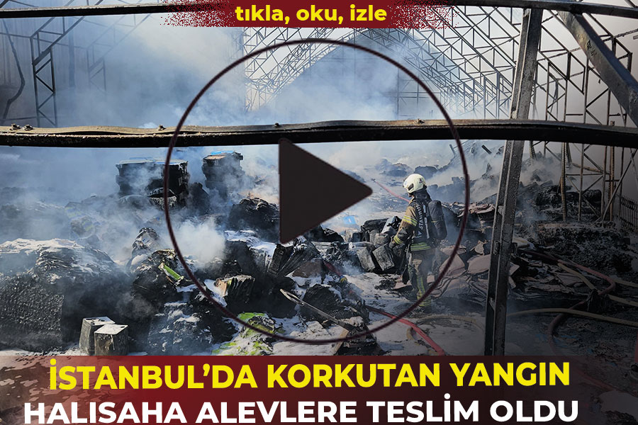 İstanbul'da korkutan yangın