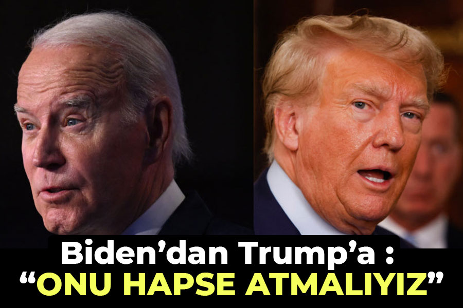 Biden’dan Trump’a : 'Onu hapse atmalıyız'