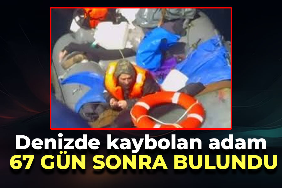 Denizde kaybolan adam 67 gün sonra bulundu