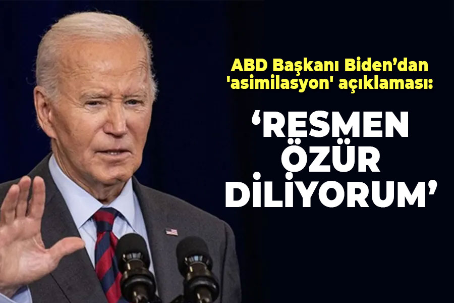 ABD Başkanı Biden’dan 'asimilasyon' açıklaması: 'Resmen özür diliyorum'