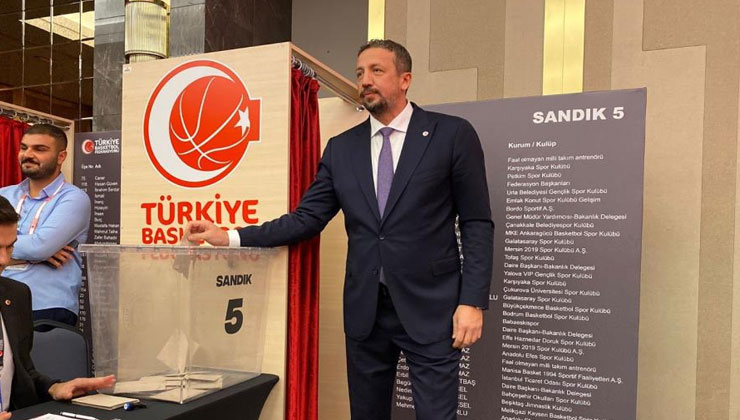 Hidayet Türkoğlu yeniden Türkiye Basketbol Federasyonu başkanı seçildi