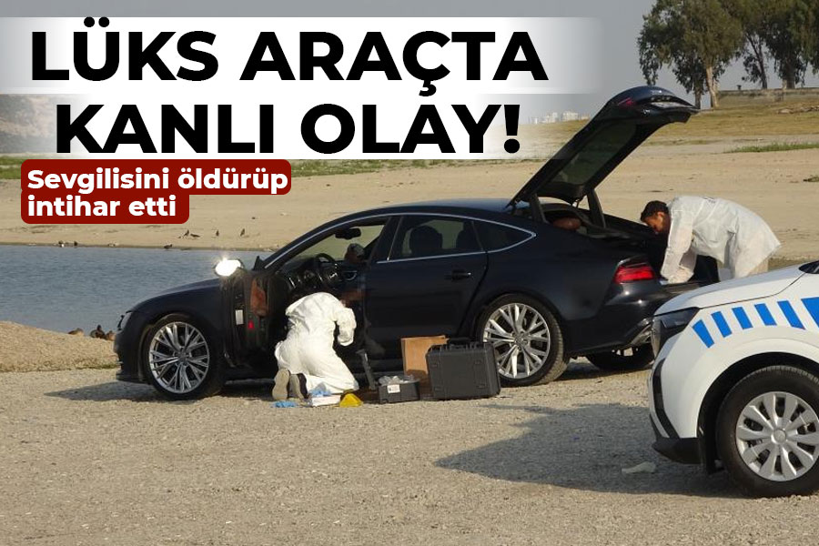 Lüks araçta kanlı ölüm!