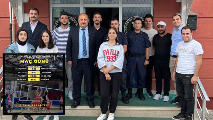 SALIPAZARI VOLEYBOL TURNUVASI BAŞLIYOR