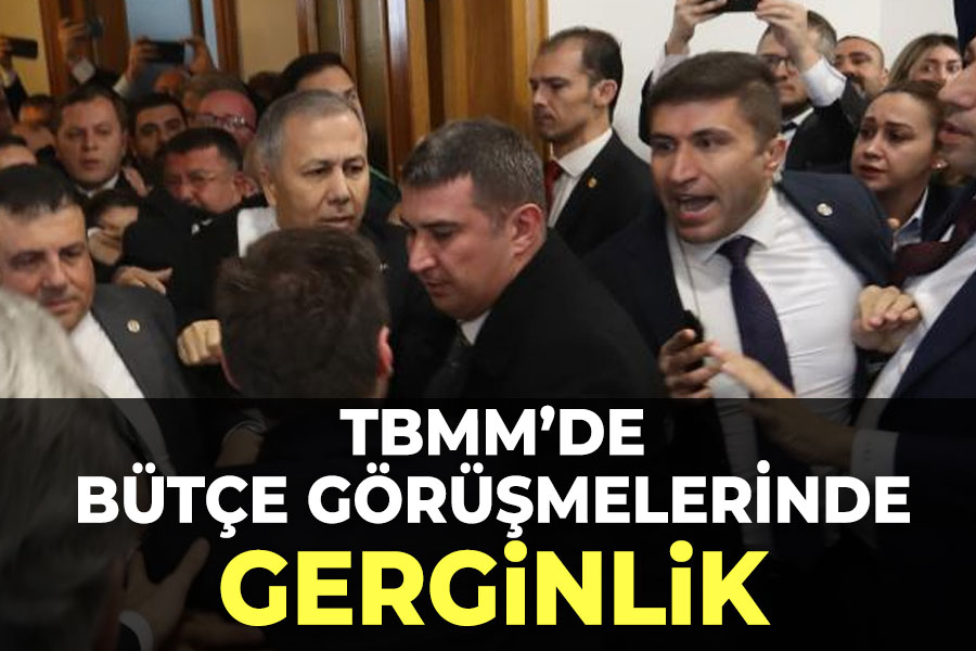 Bütçe görüşmesinde gerginlik