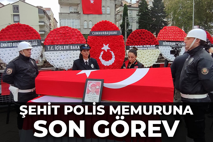 Şehit Polis Memuruna Son Görev