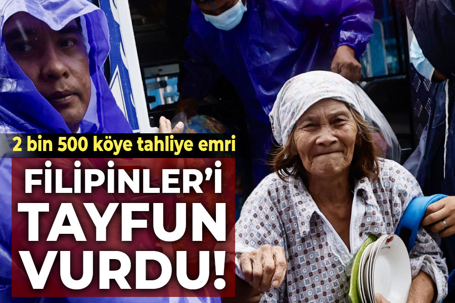 Filipinler'i tayfun vurdu! 2 bin 500 köye tahliye emri