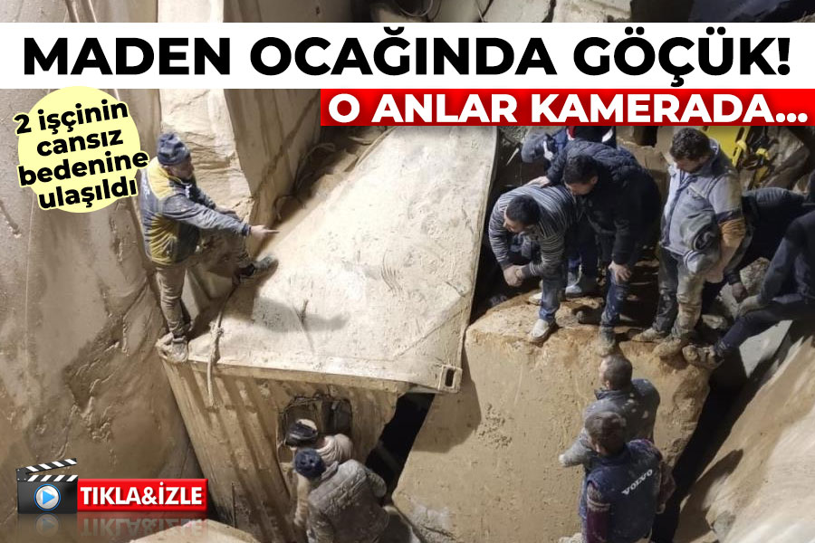 Mermer ocağında göçük! 2 Ölü