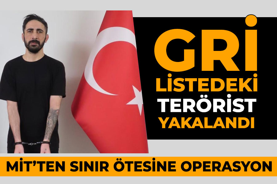 MİT duyurdu..Gri listedeki terörist yakalandı