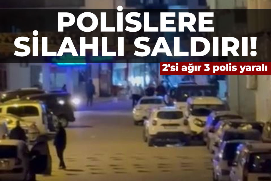 Polislere silahlı saldırı: Yaralılar var