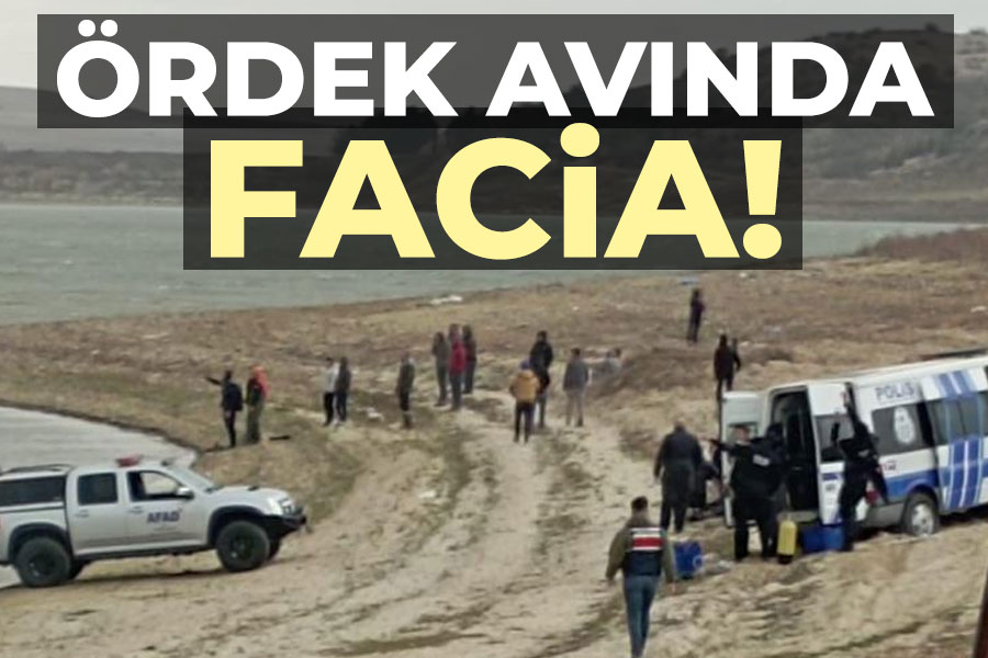 Ördek avında facia!