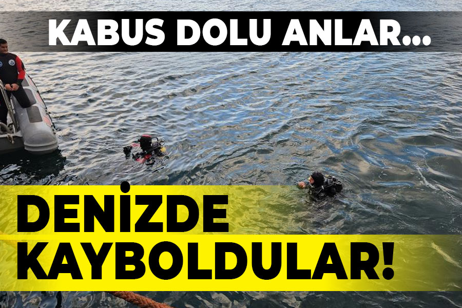 Sarıyer'de denizde kayboldular