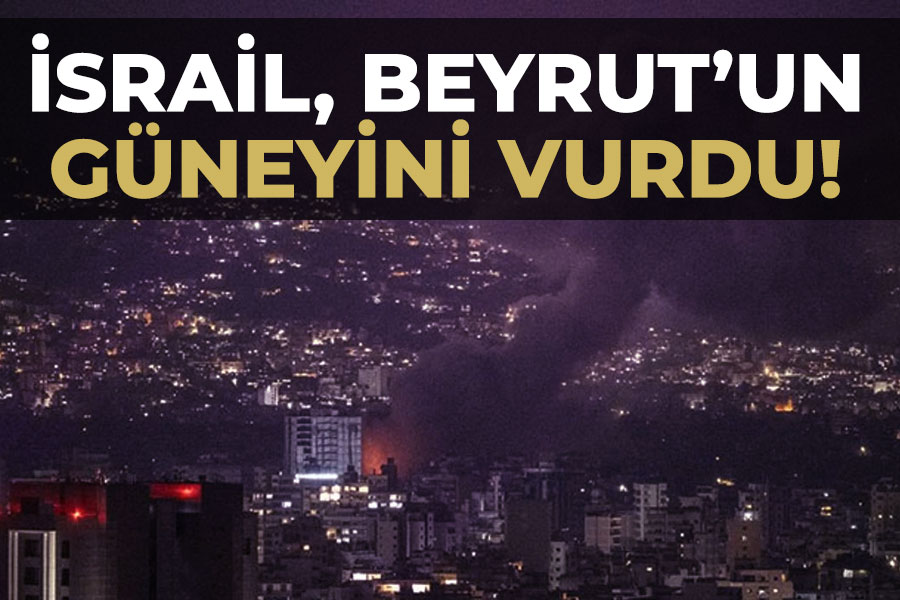 İsrail, Beyrut'u vurdu