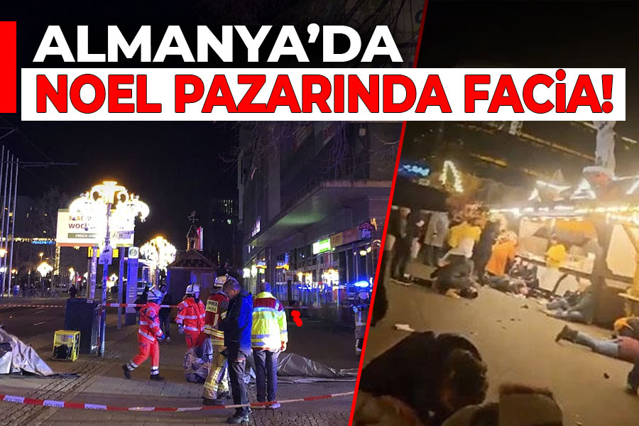 Almanya'da Noel pazarına saldırı