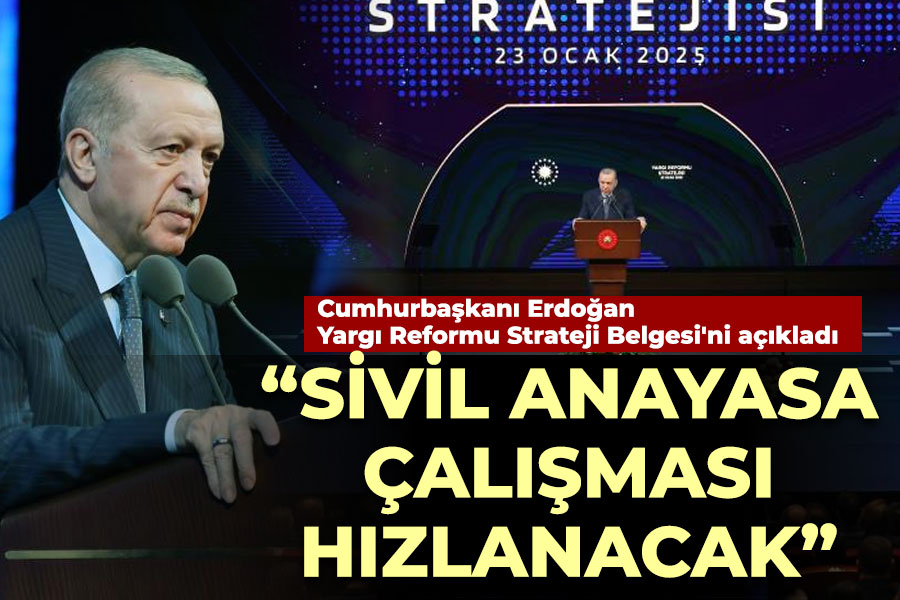 Erdoğan: 'Sivil anayasa çalışması hız kazanacak'