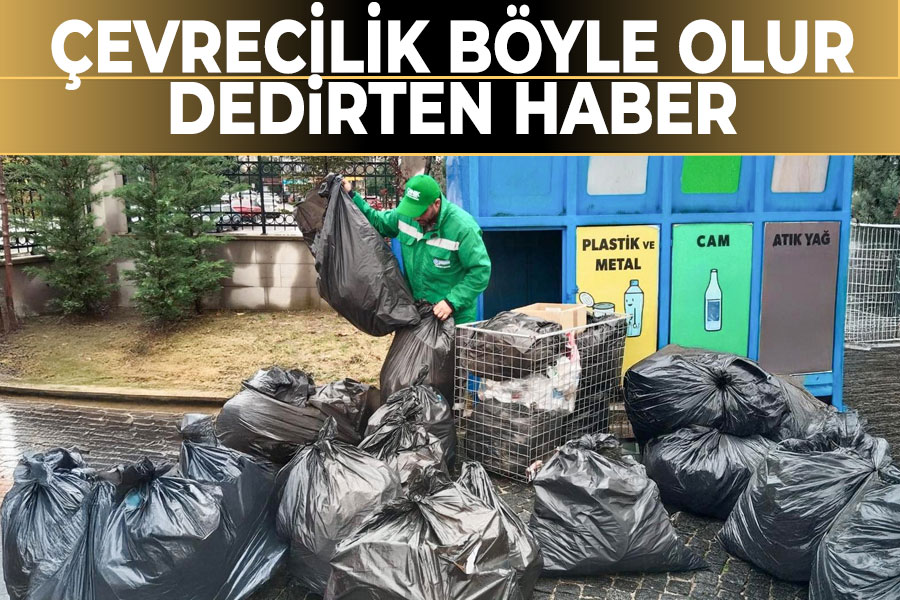 Çevrecilik böyle olur dedirten haber