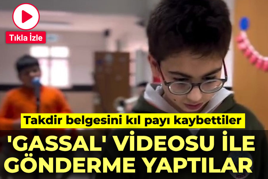 Öğrencilerden 'Gassal' videosu