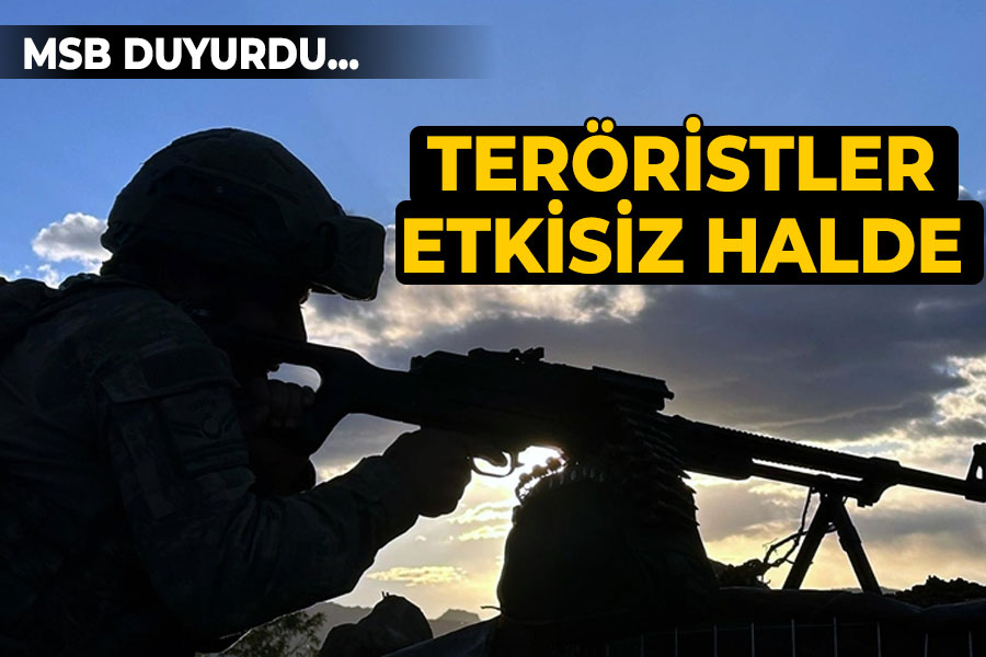 MSB duyurdu: 9 PKK/YPG’li terörist etkisiz hale getirildi