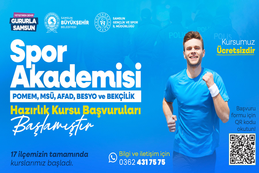 SPOR AKADEMİSİ HAZIRLIK KURSLARI BAŞLIYOR