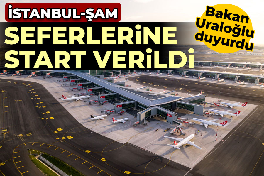 İSTANBUL-ŞAM SEFERLERİNE START VERİLDİ