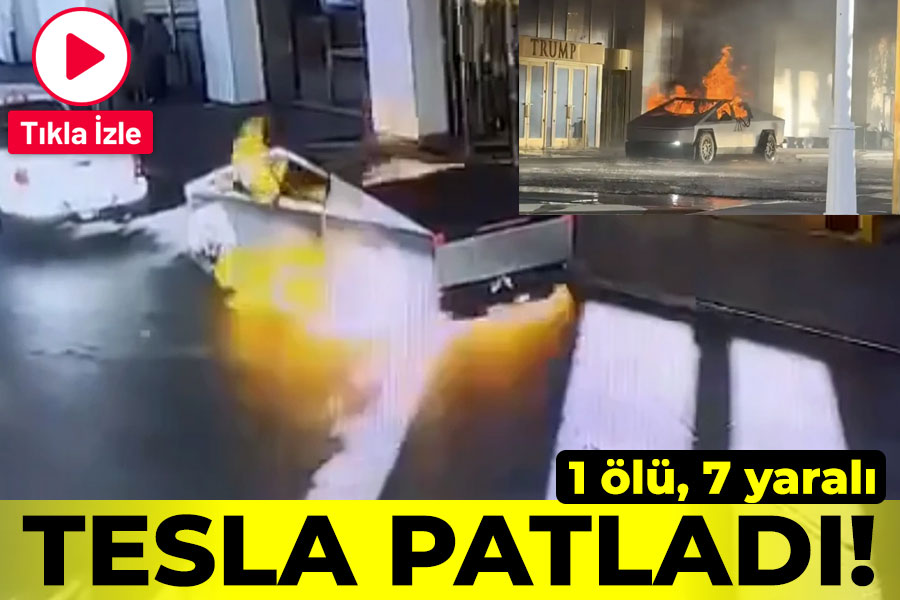 Tesla patladı: 1 ölü, 7 yaralı