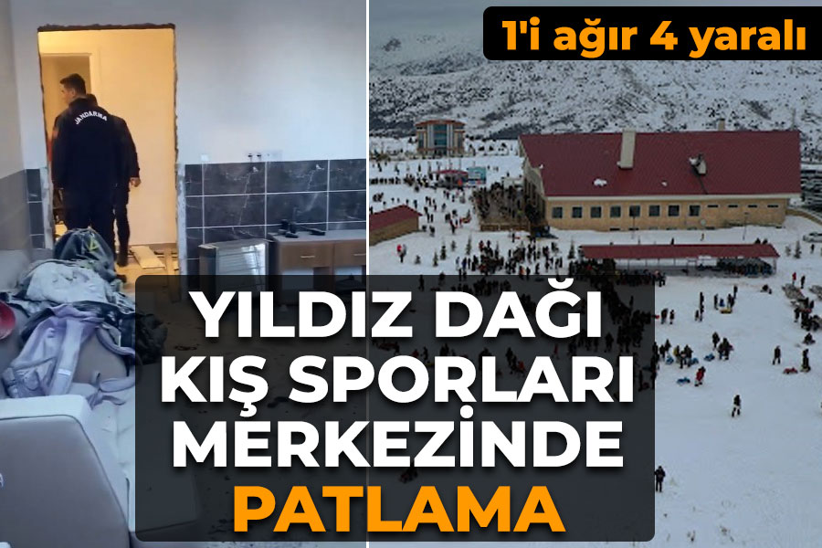 Yıldız Dağı Kış Sporları Merkezinde Patlama: 1'i ağır 4 yaralı