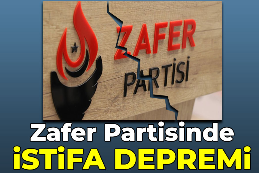 Zafer Partisinde istifa depremi